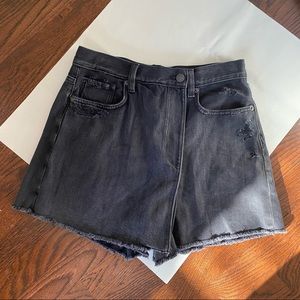 American Eagle Black Denim Skort